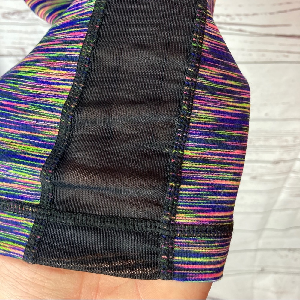 Zella Cosmic Colorful Capri Leggings Size Lg EUC - Picture 6 of 16